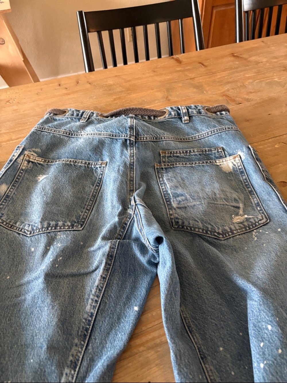 Free People barrel jeans. - Picture 3 of 6